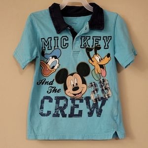 Vintage Disney "Mickey and the Crew" polo shirt